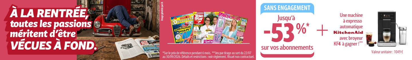 Nos offres de rentrée sans engagement
