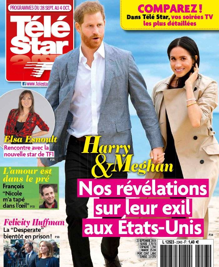 La Une de Télé Star n°2243 du 23/09/2019