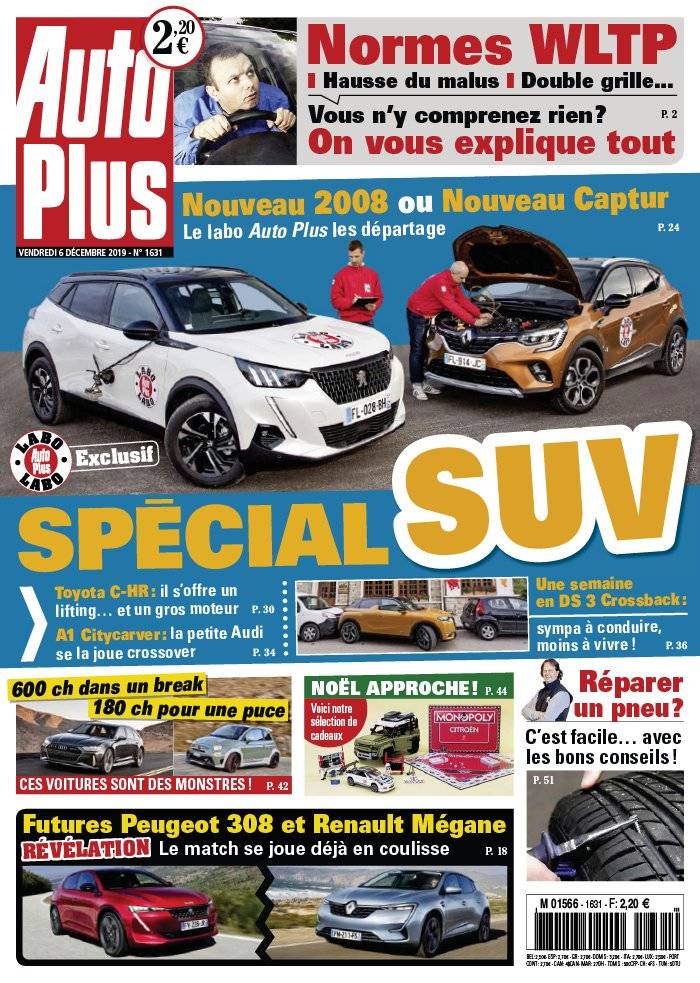 La Une de Auto Plus n°1631 du 06/12/2019