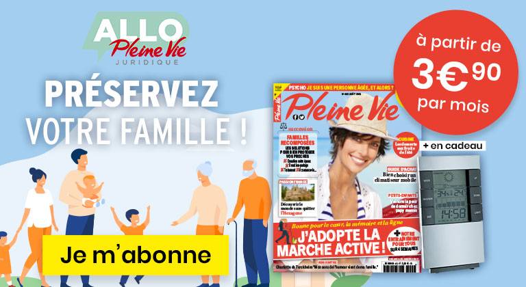 Abonnez-vous à Allo Pleine Vie Juridique