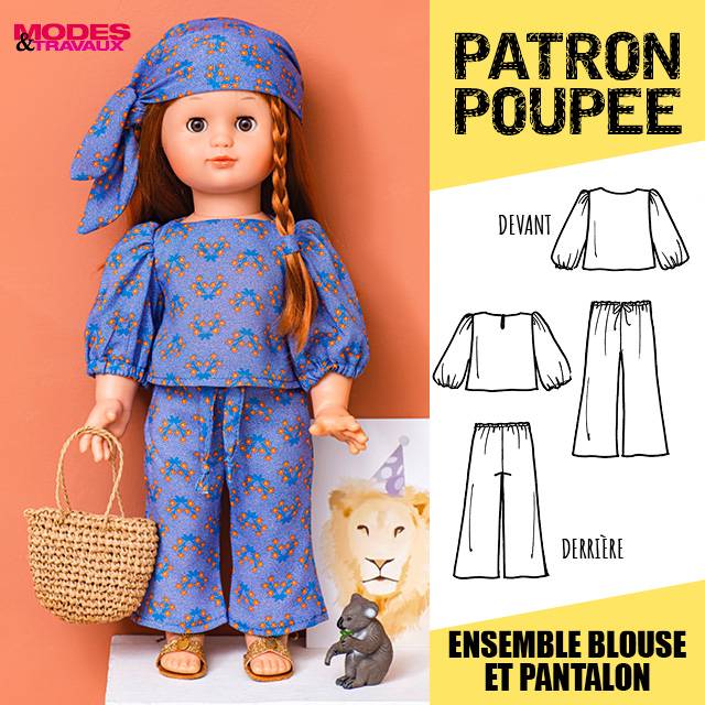 Patron Enfant - Ensemble Blouse et pantalon (Modèle Jakarta)