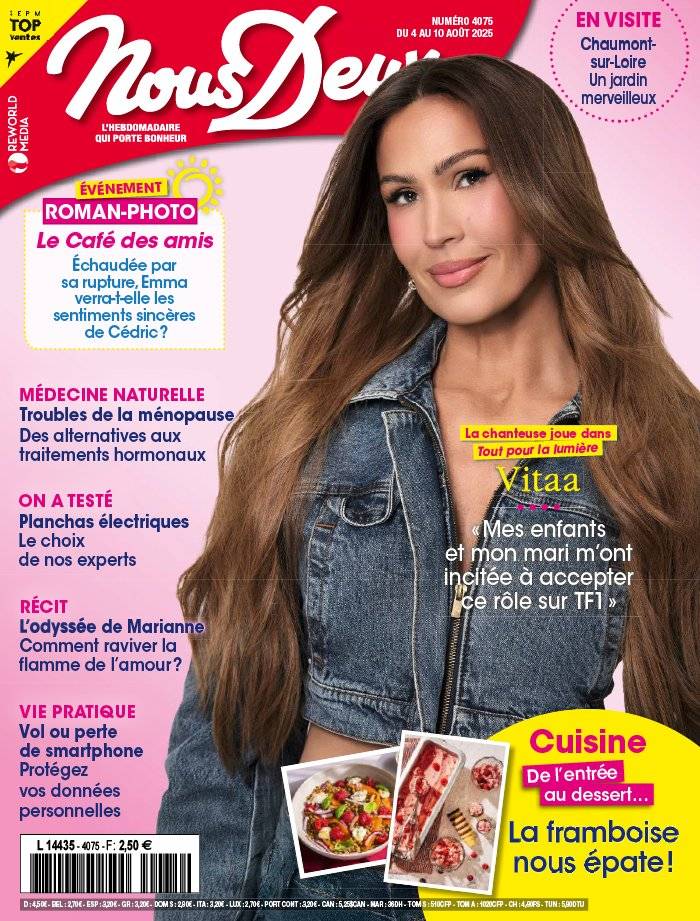 La Une de Nous Deux n°4075 du 04/08/2025