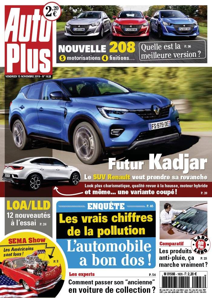 La Une de Auto Plus n°1628 du 15/11/2019