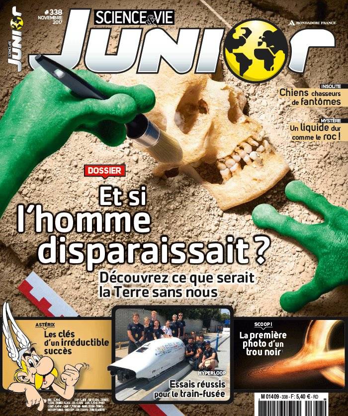 La Une de Science & Vie Junior n°338 du 18/10/2017