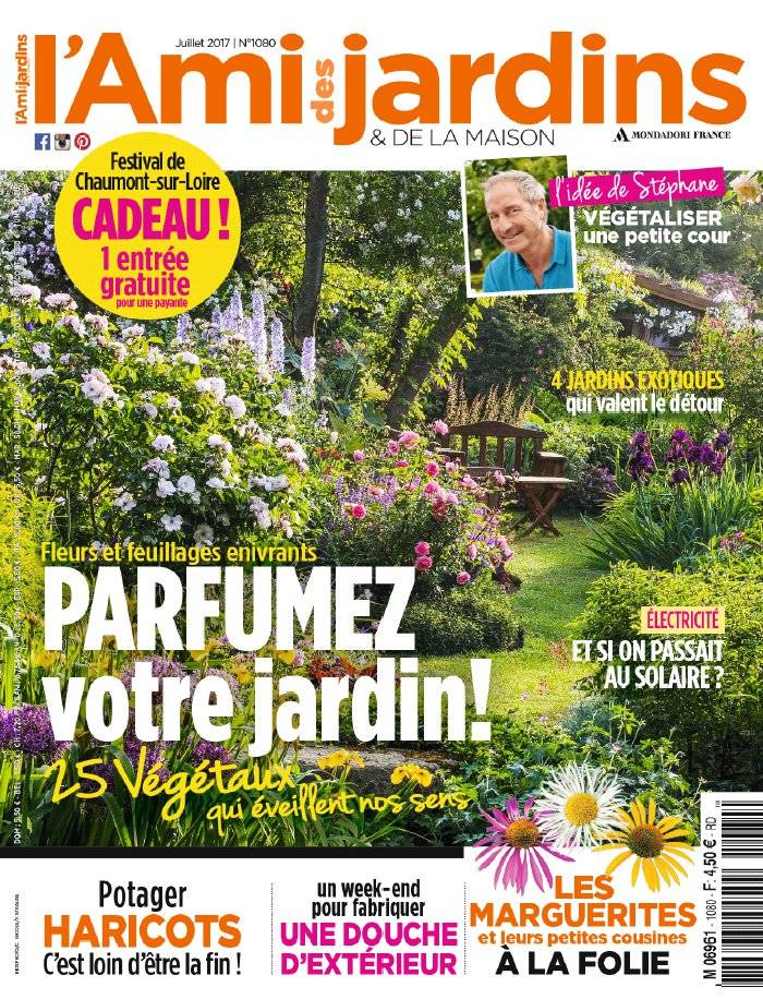 La Une de L'Ami des Jardins n°1080 du 26/06/2017