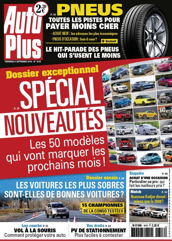 La Une de Auto Plus n°1618 du 06/09/2019