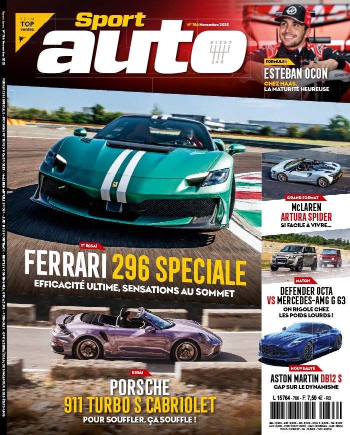 La Une de Sport Auto n°766 du 31/10/2025