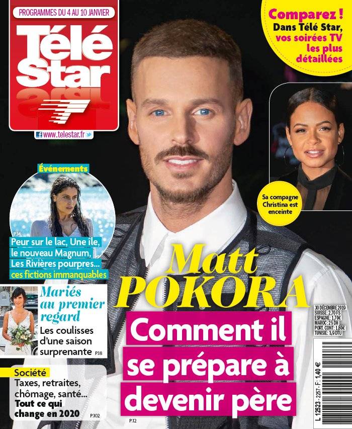 La Une de Télé Star n°2257 du 30/12/2019