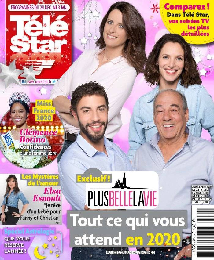 La Une de Télé Star n°2256 du 23/12/2019