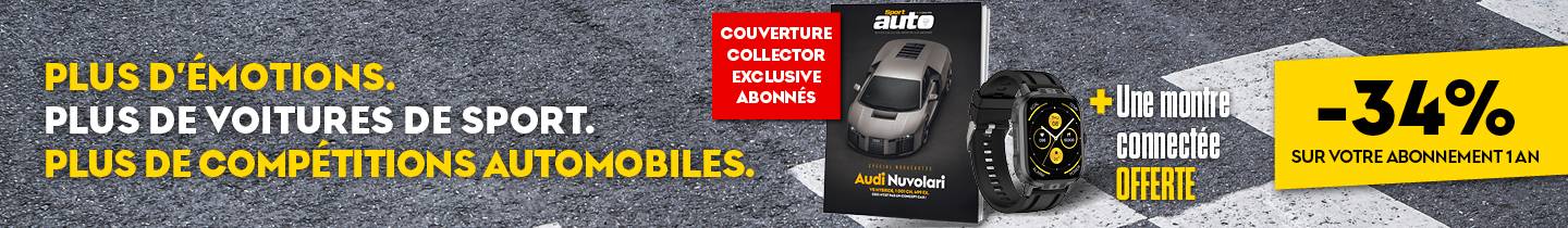 -34% sur votre abonnement à Sport Auto !