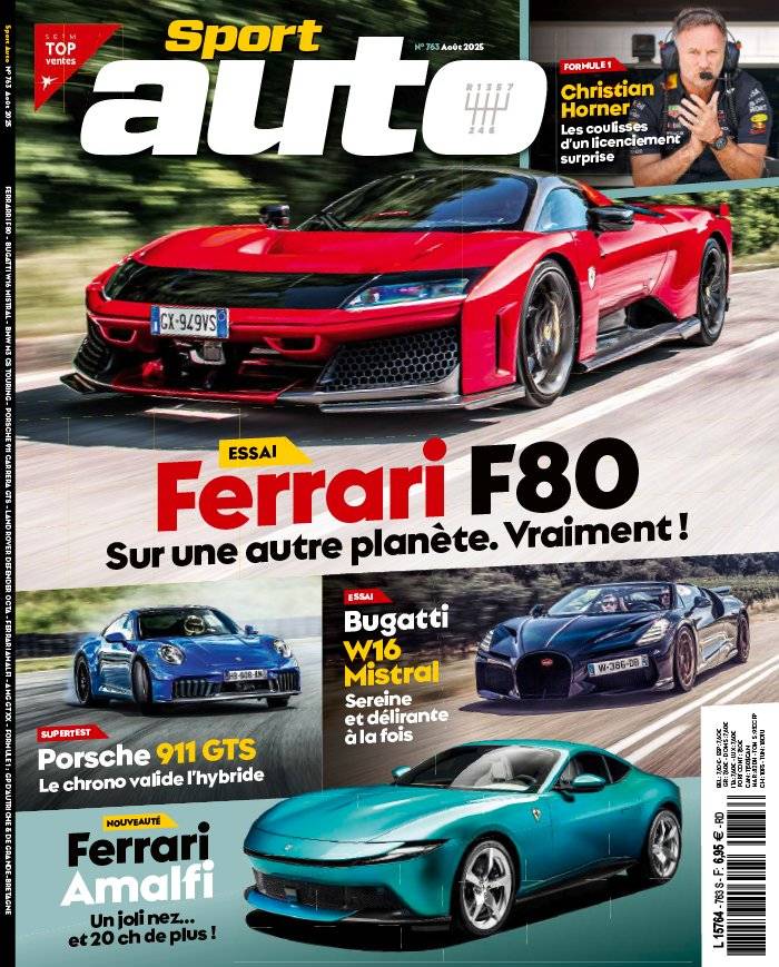 La Une de Sport Auto n°763 du 25/07/2025