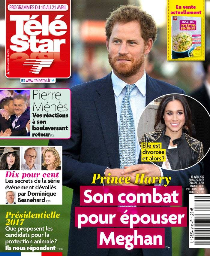 La Une de Télé Star n°2115 du 10/04/2017