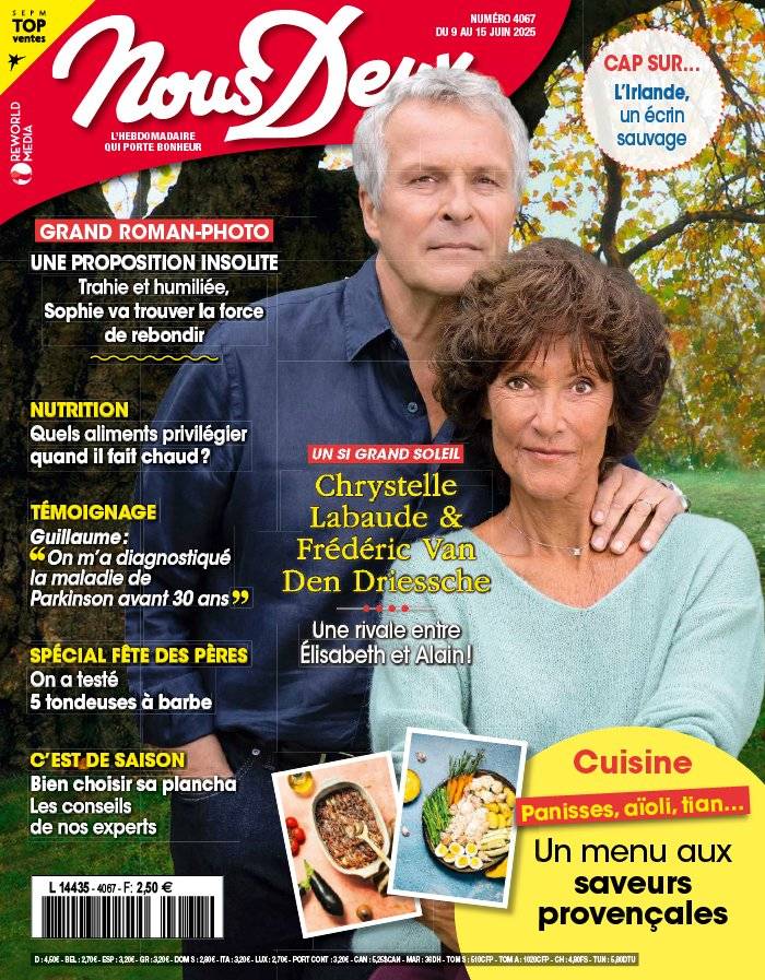 La Une de Nous Deux n°4067 du 09/06/2025