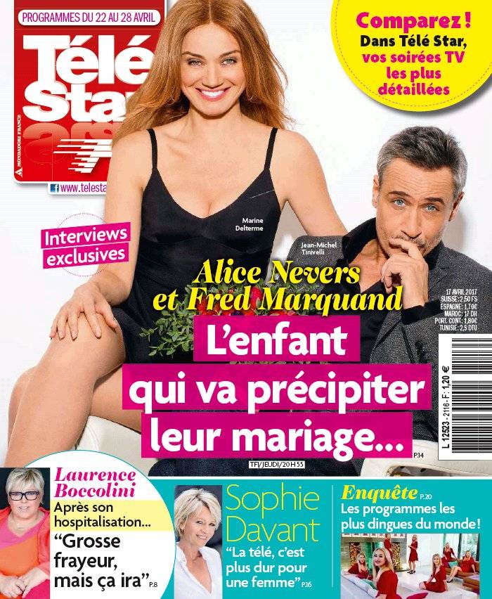 La Une de Télé Star n°2116 du 17/04/2017