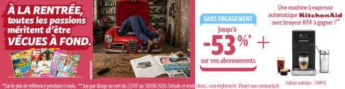 Nos offres de rentrée sans engagement