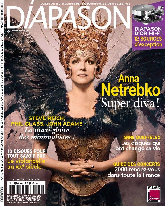 La Une de Diapason n°650 du 27/09/2016
