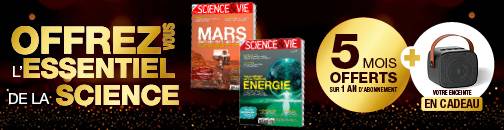 Idée cadeau : Offrez un abonnement à Science & Vie en profitant de 5 mois offerts sur 1 an d’abonnement !