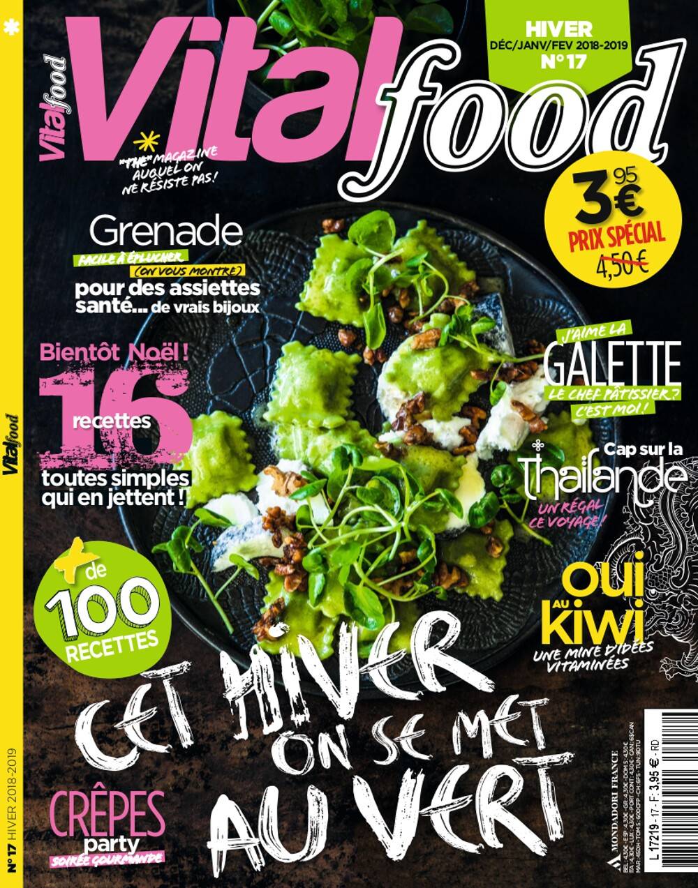 La Une de Vital Food n°17 du 22/11/2018