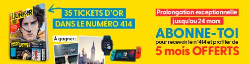 Prolongation exceptionnelle jusqu'au 24 mars : abonne-toi pour tenter de gagner un séjour à Londres et plein d'autres cadeaux !