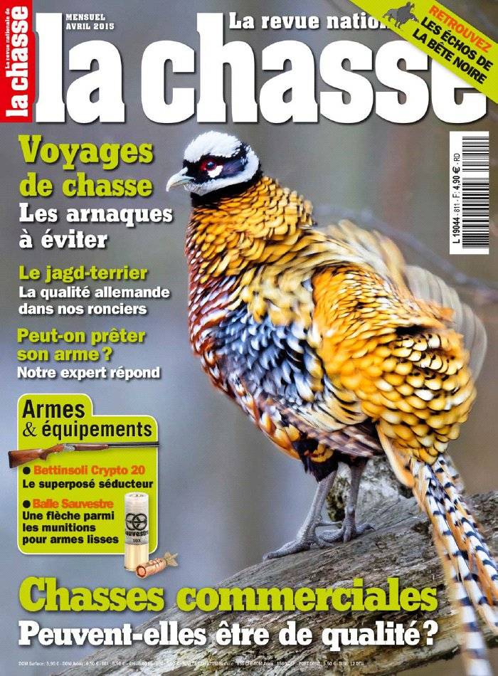 La Une de La Revue Nationale de La Chasse n°811 du 10/03/2015