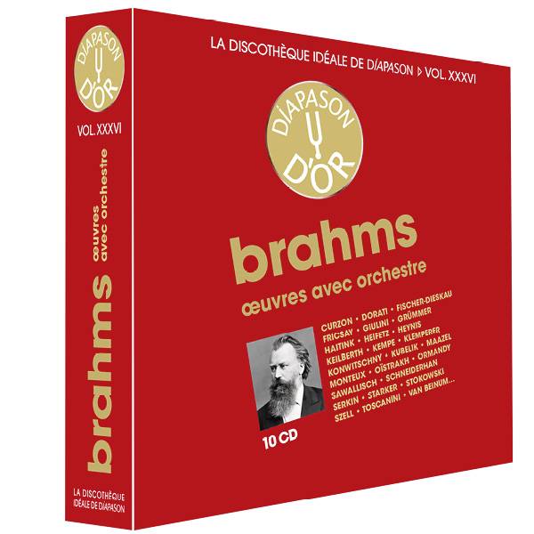 Coffret N°36 - BRAHMS Œuvres avec orchestre