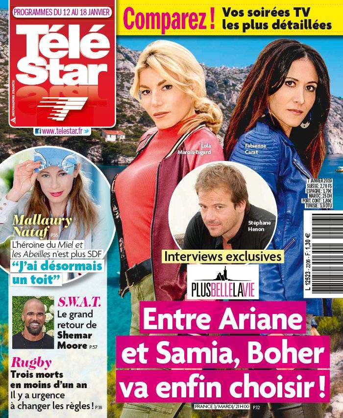 La Une de Télé Star n°2206 du 07/01/2019