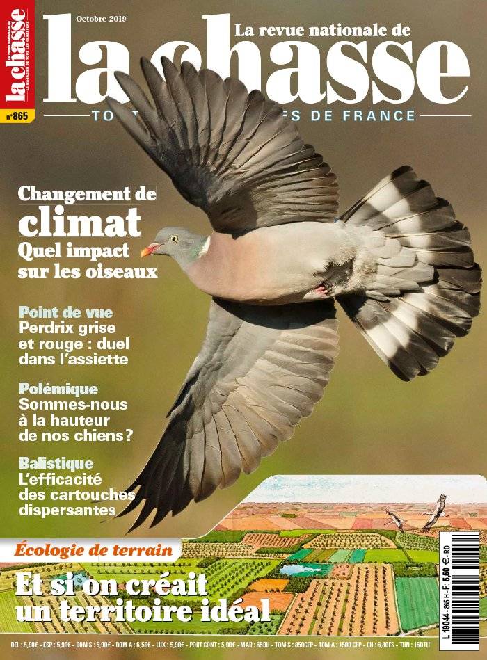 La Une de La Revue Nationale de La Chasse n°865 du 17/09/2019