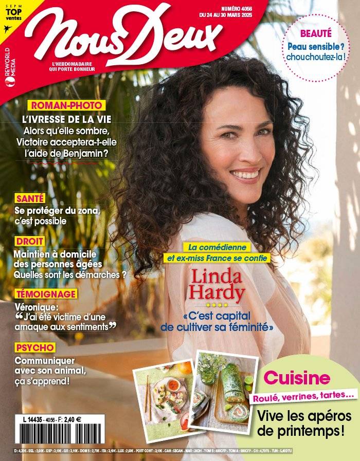 La Une de Nous Deux n°4056 du 24/03/2025