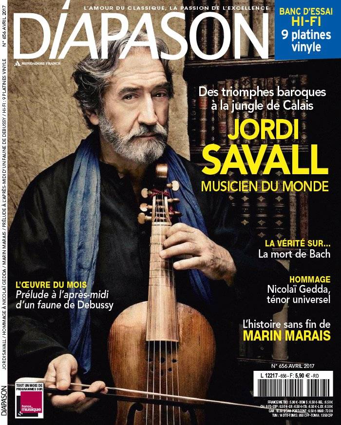 La Une de Diapason n°656 du 28/03/2017