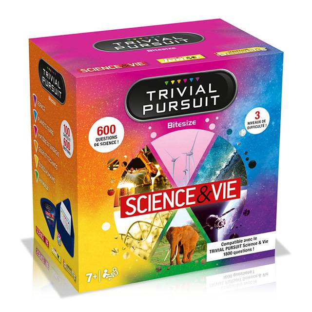 Edition Voyage du jeu de société Trivial Pursuit Science&Vie