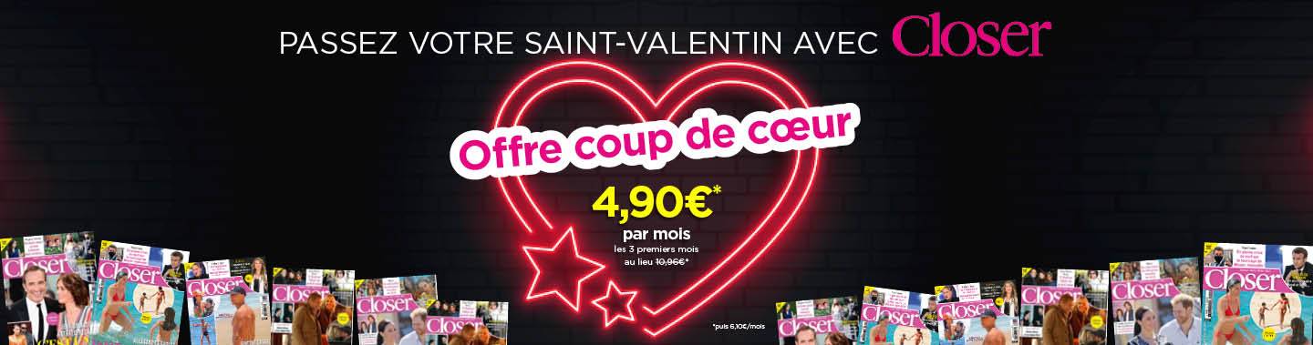 Nouvelle offre d’abonnement Closer