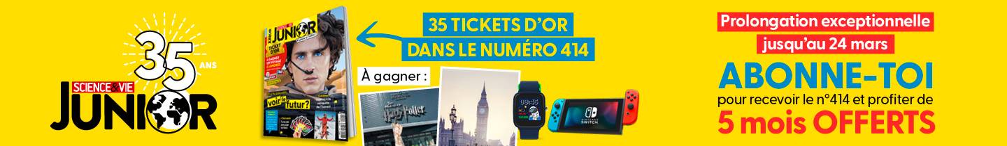 Prolongation exceptionnelle jusqu'au 24 mars : abonne-toi pour tenter de gagner un séjour à Londres et plein d'autres cadeaux !