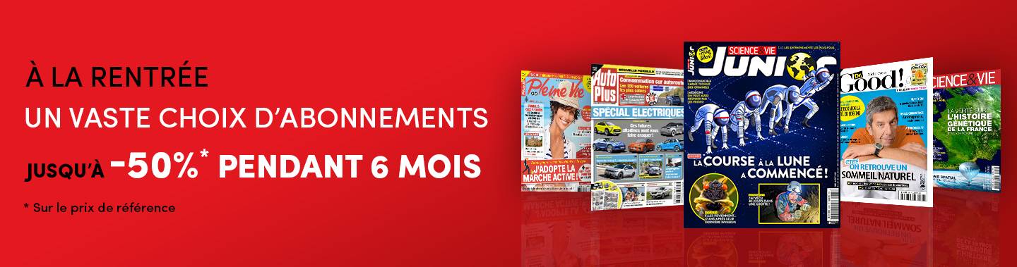 Jusqu'à -50% sur des abonnements pour toute la famille