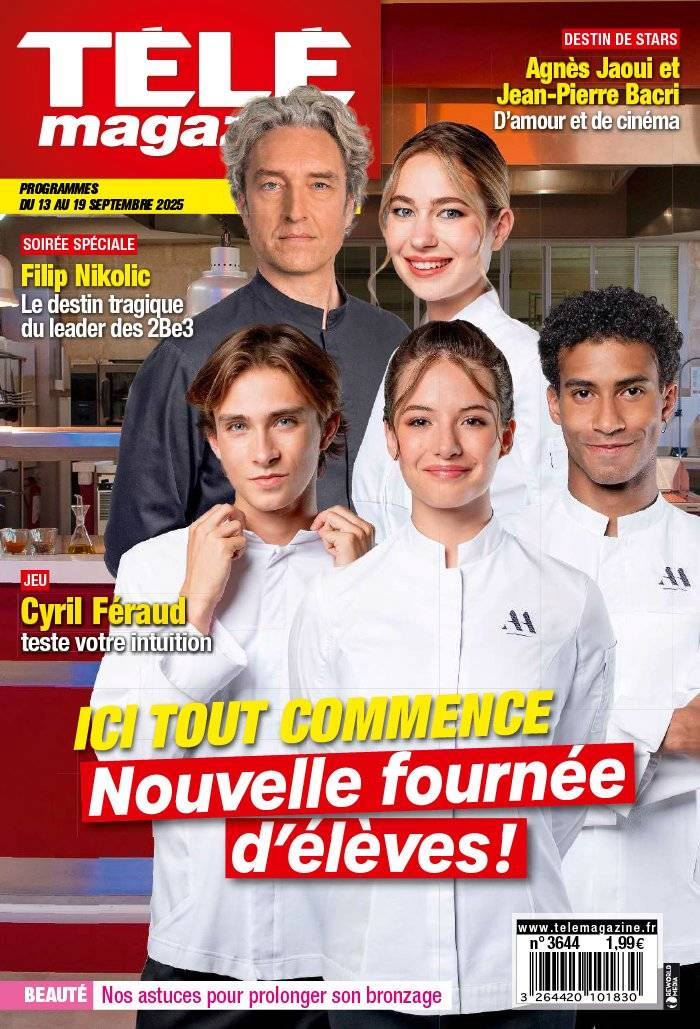 La Une de Télé Magazine n°3644 du 02/09/2025