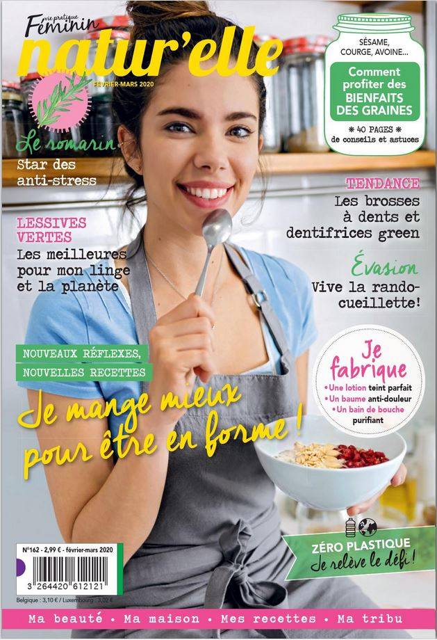 La Une de Vie Pratique Féminin Natur’Elle n°162 du 19/02/2020