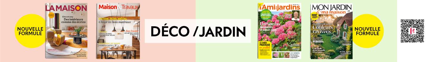 Retrouvez les nouvelles formules de vos magazines déco/jardin préférés !