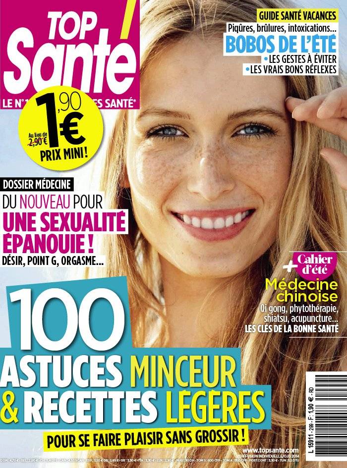 La Une de Top Santé n°299 du 01/07/2015