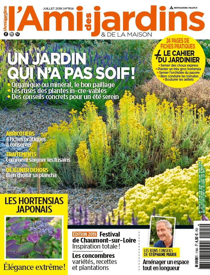 La Une de L'Ami des Jardins n°1104 du 27/06/2019