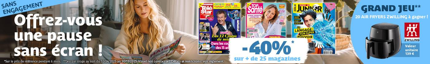 Vos abonnements sans engagement  à petits prix !