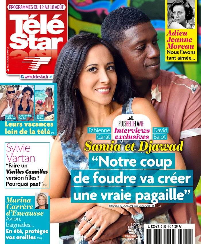 La Une de Télé Star n°2132 du 07/08/2017