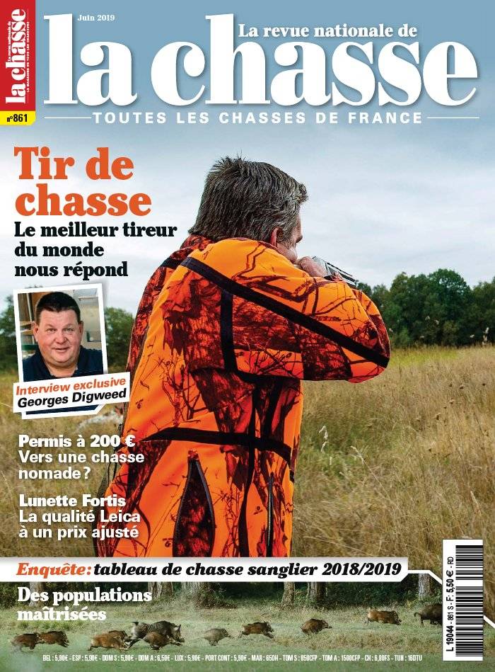 La Une de La Revue Nationale de La Chasse n°861 du 14/05/2019