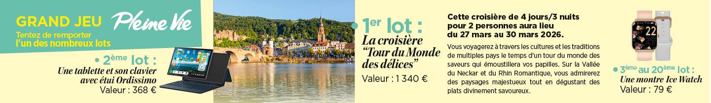Participez au jeu concours - Découvrez nos offres d’abonnement Pleine Vie