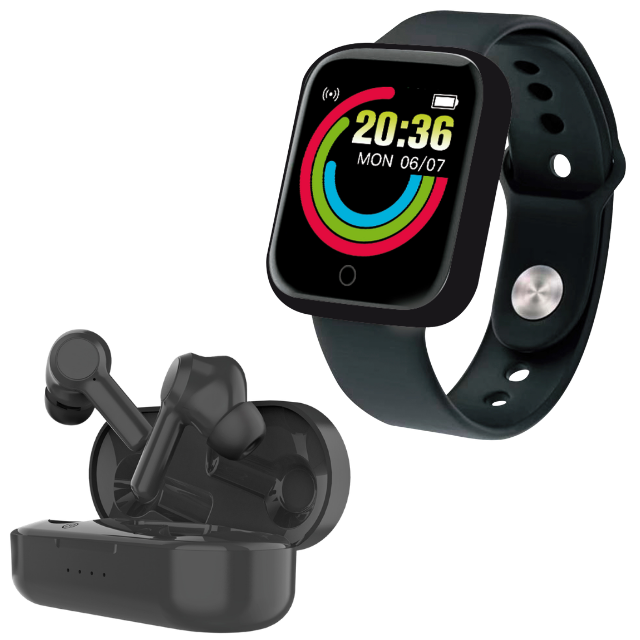 Duo Montre connectée & écouteurs sans fil
