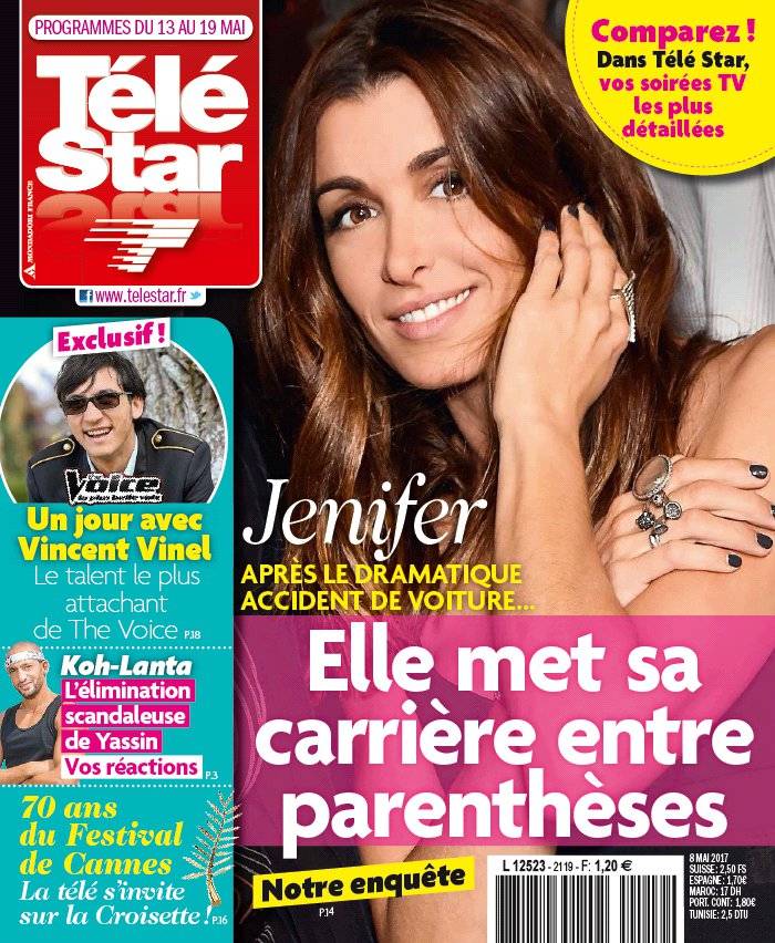 La Une de Télé Star n°2119 du 08/05/2017