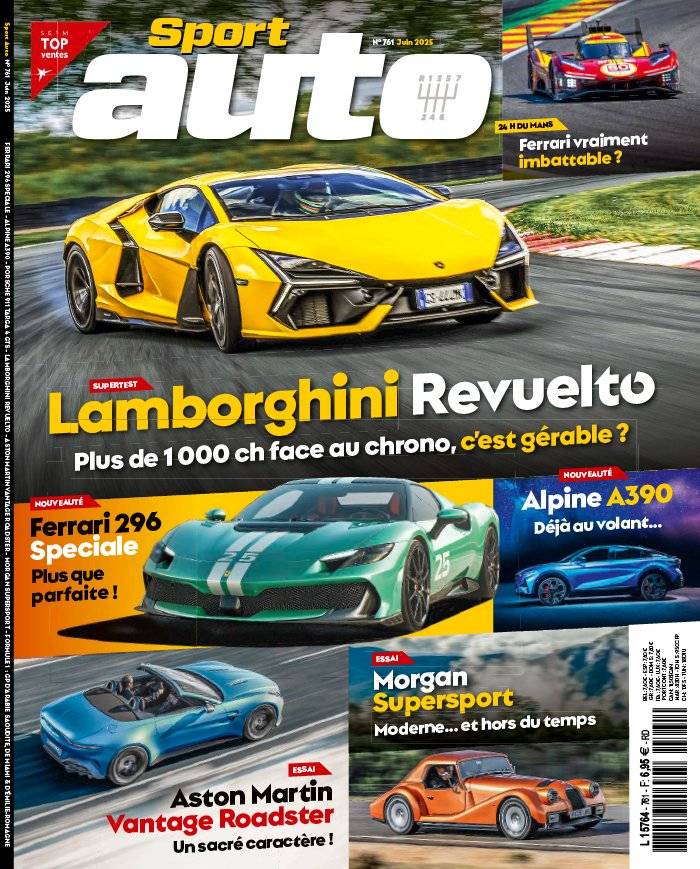 La Une de Sport Auto n°761 du 30/05/2025
