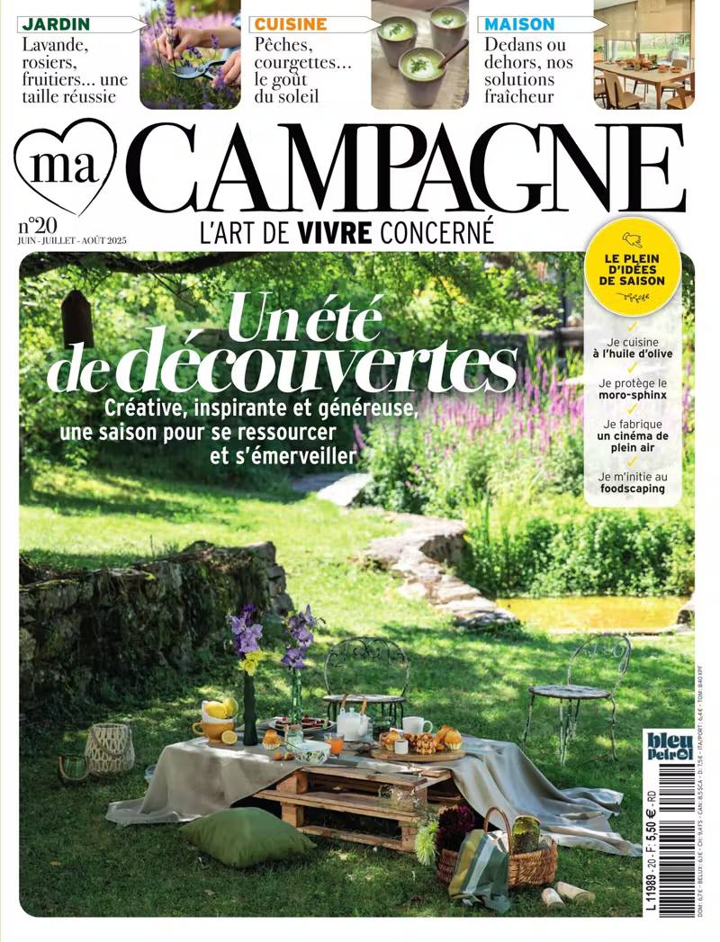 Abonnement magazine Ma Campagne  -1 an - 4n°, papier + numérique