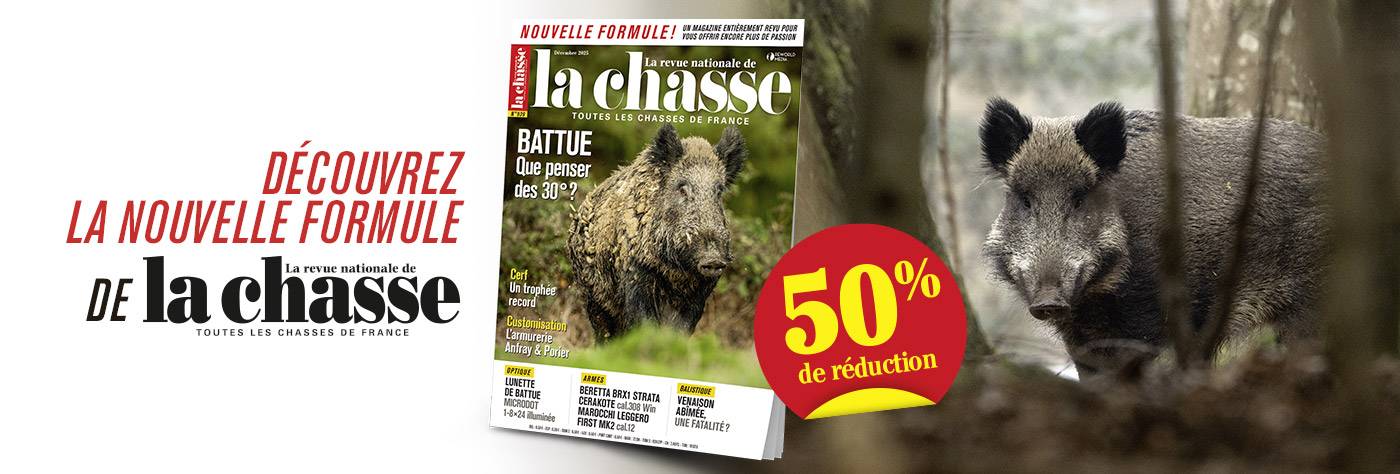 Bonne année : votre magazine la Chasse jusqu'à -50% !