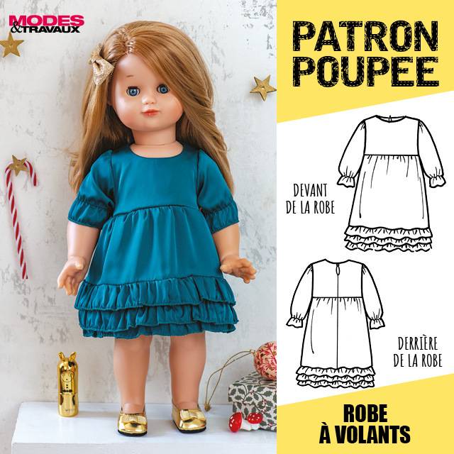 Patron enfant - Robe à volants (modèle Chambéry)