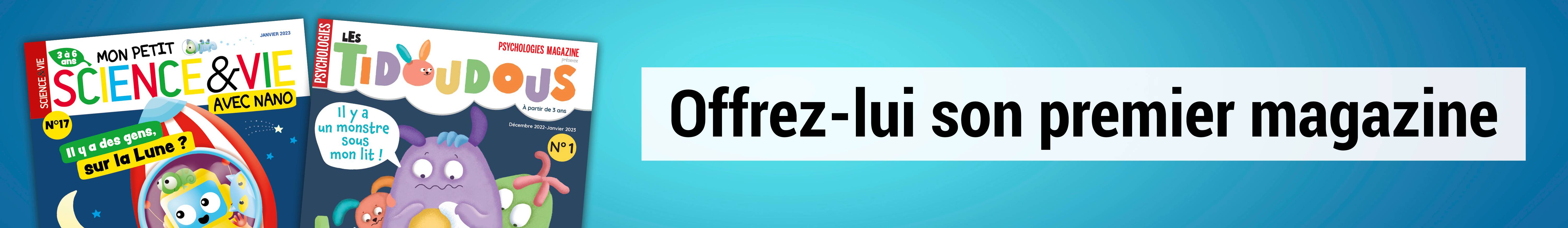 Découvrez nos magazines Jeunesse pour les tout-petits de 3 à 6 ans