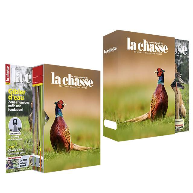 Lot de 2 coffrets de rangement REVUE NATIONALE DE LA CHASSE